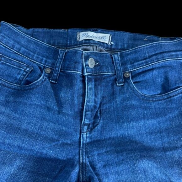 Madewell Skinny Skinny Mid Rise Ankle Zip Moto Style Jeans Sz‎ 25 - Picture 7 of 10